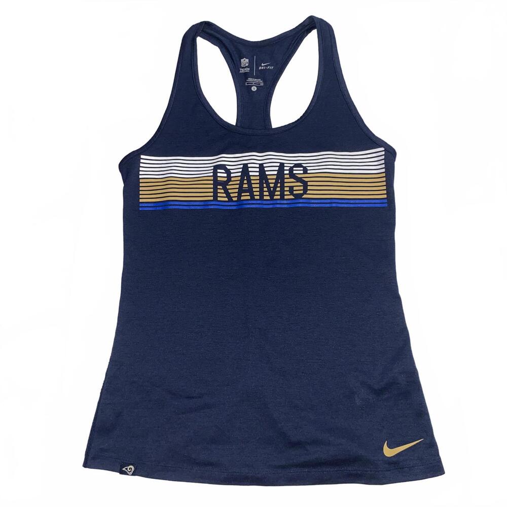 Nike Los Angeles Rams Dri-Fit Tank Top Women’s S NFL Y2K Gym Style